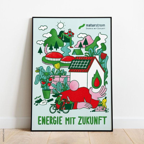 Poster 2021, naturstrom biogas